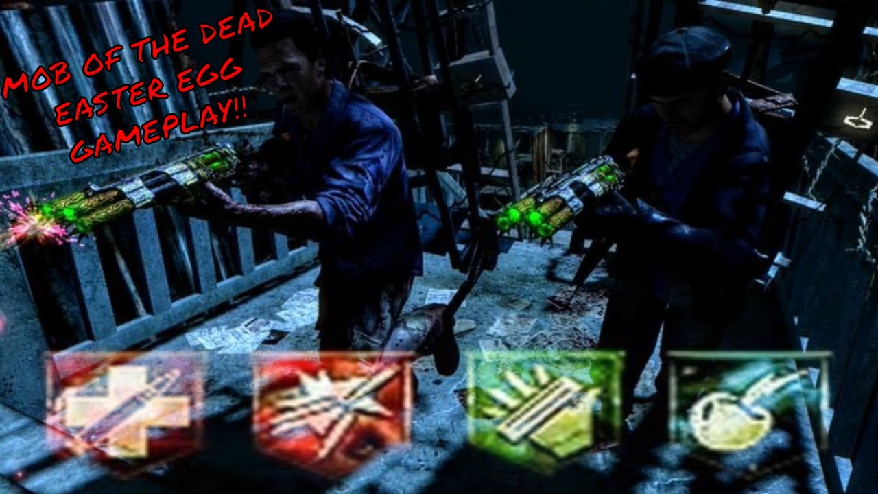 BLACK OPS 2 ZOMBIES *MOB OF THE DEAD* EASTER EGG GAMEPLAY!! (NO COMMENTARY)