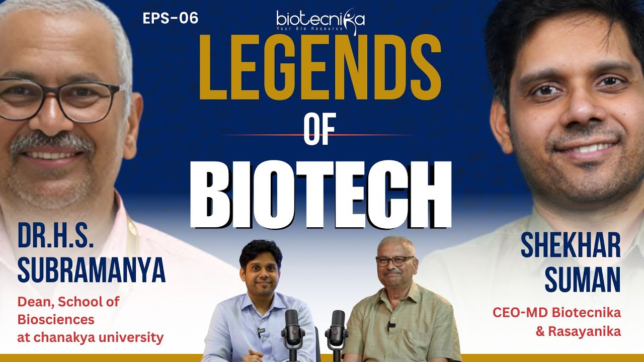 Legends of Biotech Ep. 6: IISc to Oxford to Industry – The Inspiring Story of Dr. H.S. Subramanya