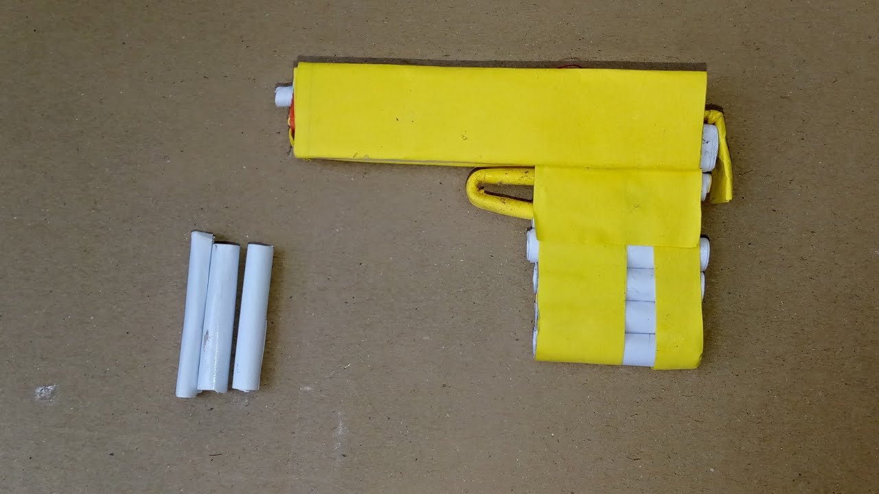 How to make paper gun. Khushal Arts 