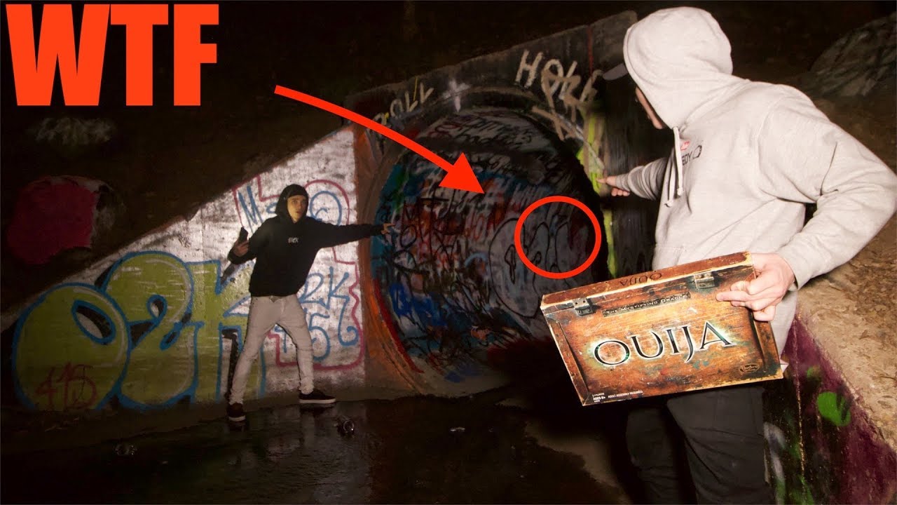 (GONE WRONG) OUIJA BOARD IN THE FAZE RUG HAUNTED TUNNEL (*Scary Screams*)