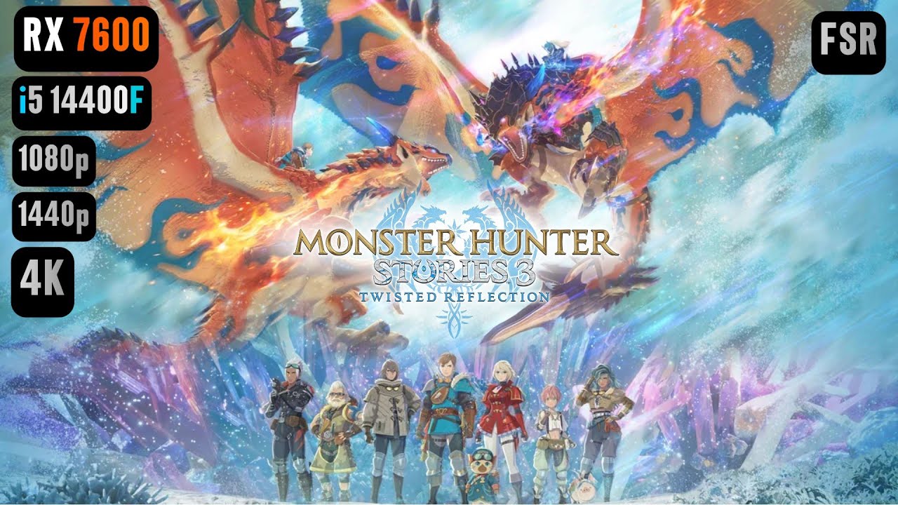 RX 7600 Monster Hunter Stories 3 Twisted Reflection | RX 7600 & i5 14400F