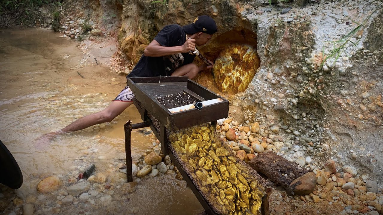 VIRAL‼️ BONGKAHAN EMAS YANG TERSEMBUNYI DI HUTAN SUMATERA AKHIRNYA DITEMUKAN || gold discovery