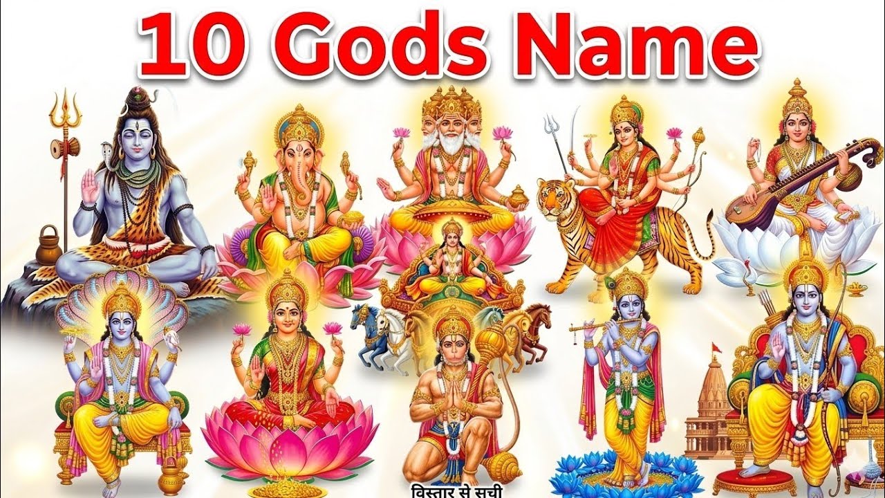 भगवानों के नाम सीखें | Chalk Board Learning Video for Children | Kids | Lord Shiva to Saraswati