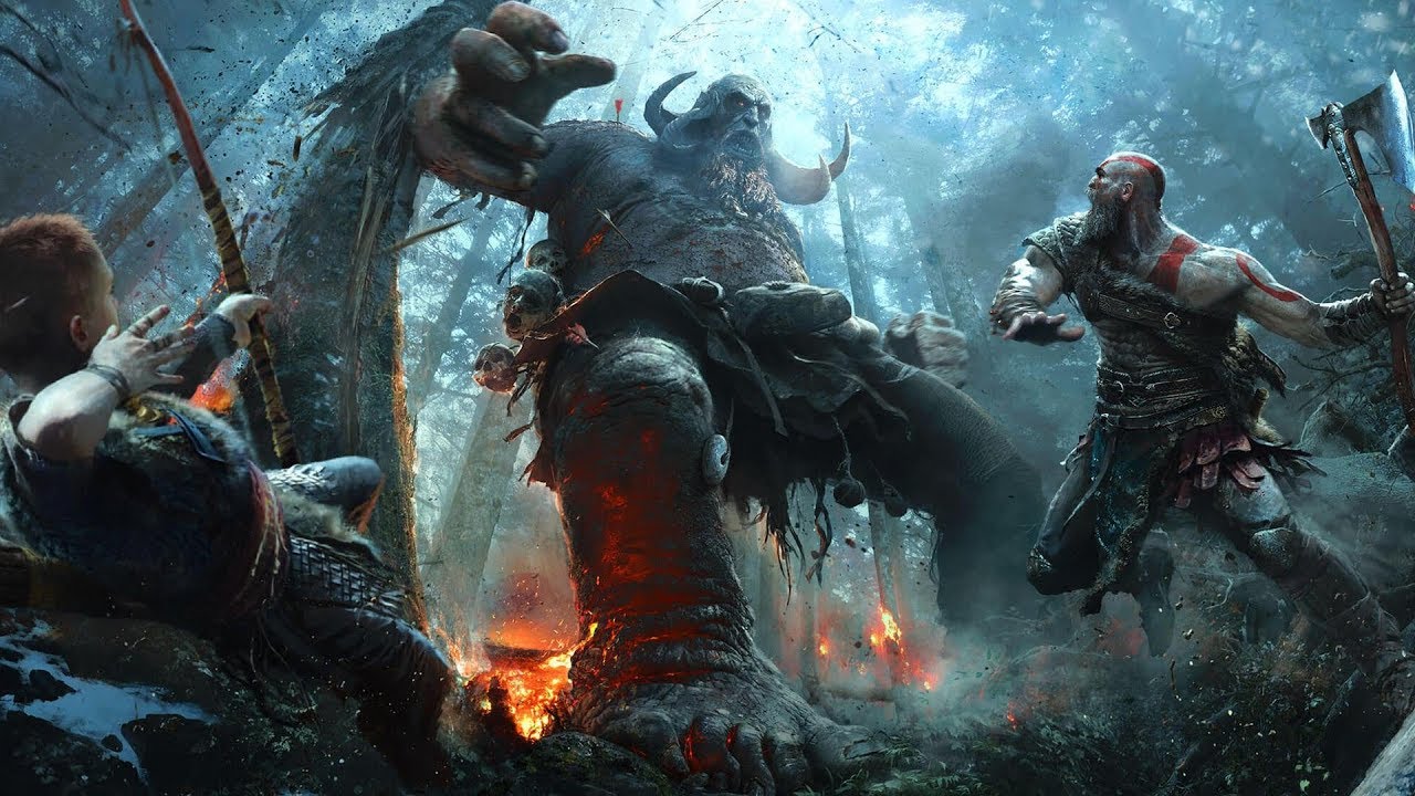 God of War PS4 - All Cutscenes Full Movie