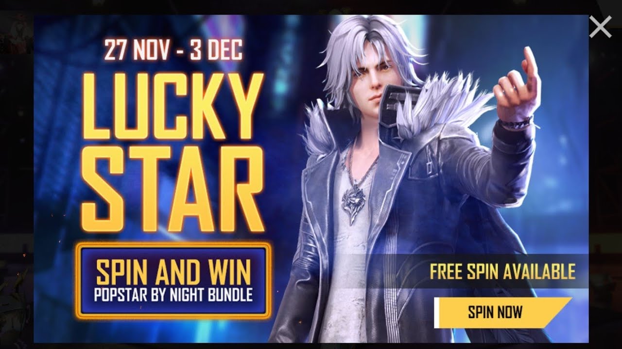 LUCKY STAR FREE FIRE || FREE FIRE NEW EVENT LUCKY STAR SPIN AND WIN || GET BUNDLE LUCKY STAR EVENT