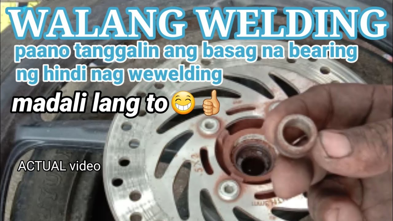 paano mag tanggal ng basag na bearing