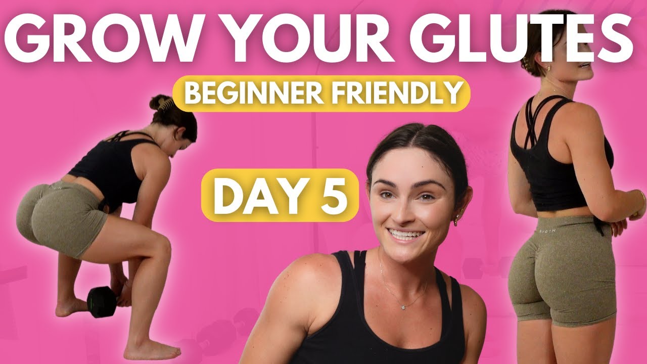 Dumbbell Booty Workout | Follow Along Workout x Day 5