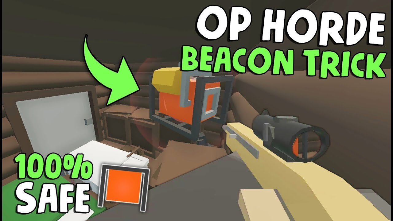 From HORDE BEACON TRICK to LIVE RAID! | Unturned
