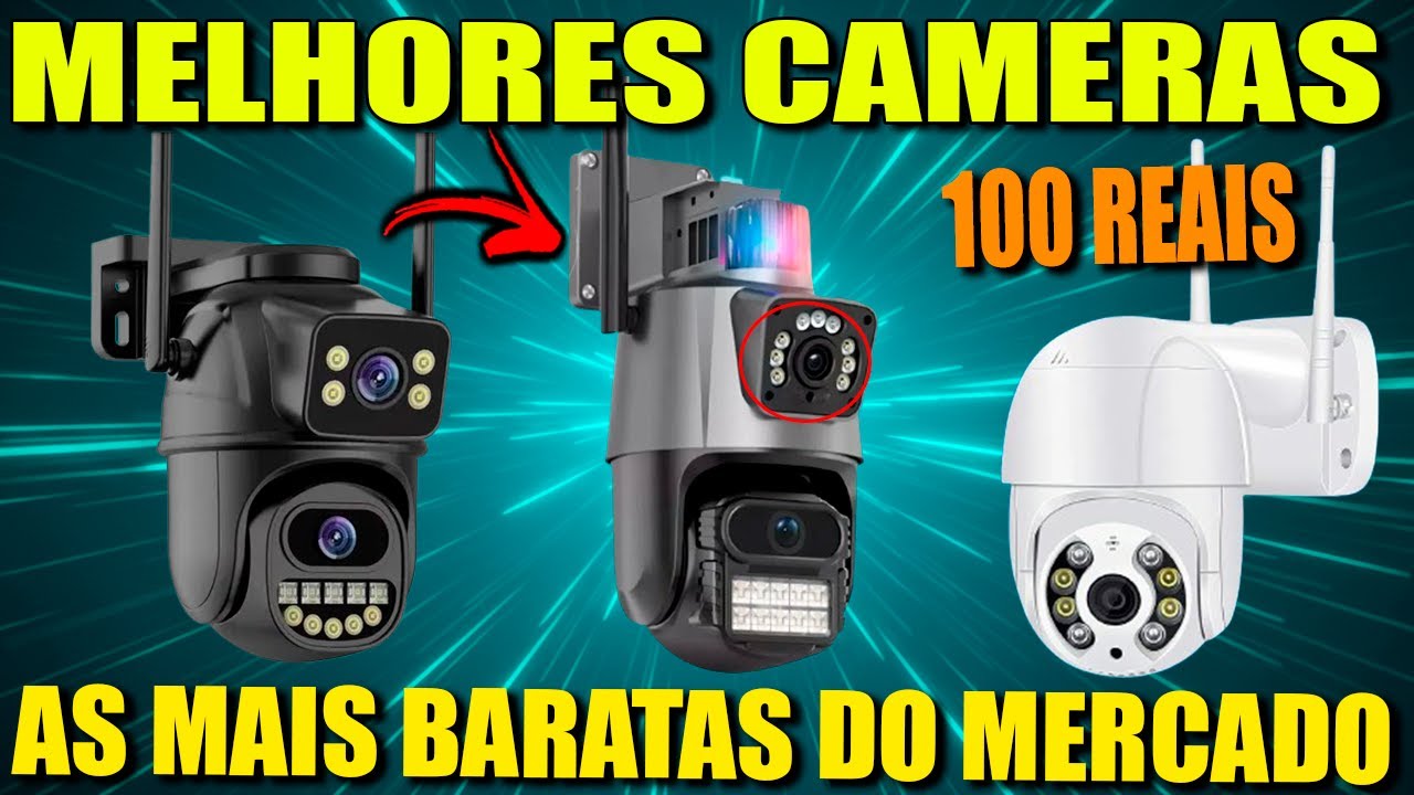MELHORES c&acirc;meras DUPLAS e SIMPLES SEGURAN&Ccedil;A BARATA e sem INSTALA&Ccedil;&Atilde;O para COMPRAR em 2025!