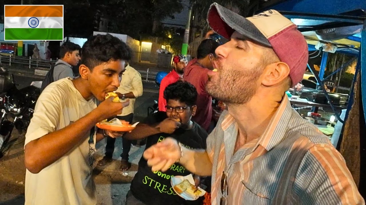 Indian Kids Showed Me The Best Street Food in Chennai 🇮🇳