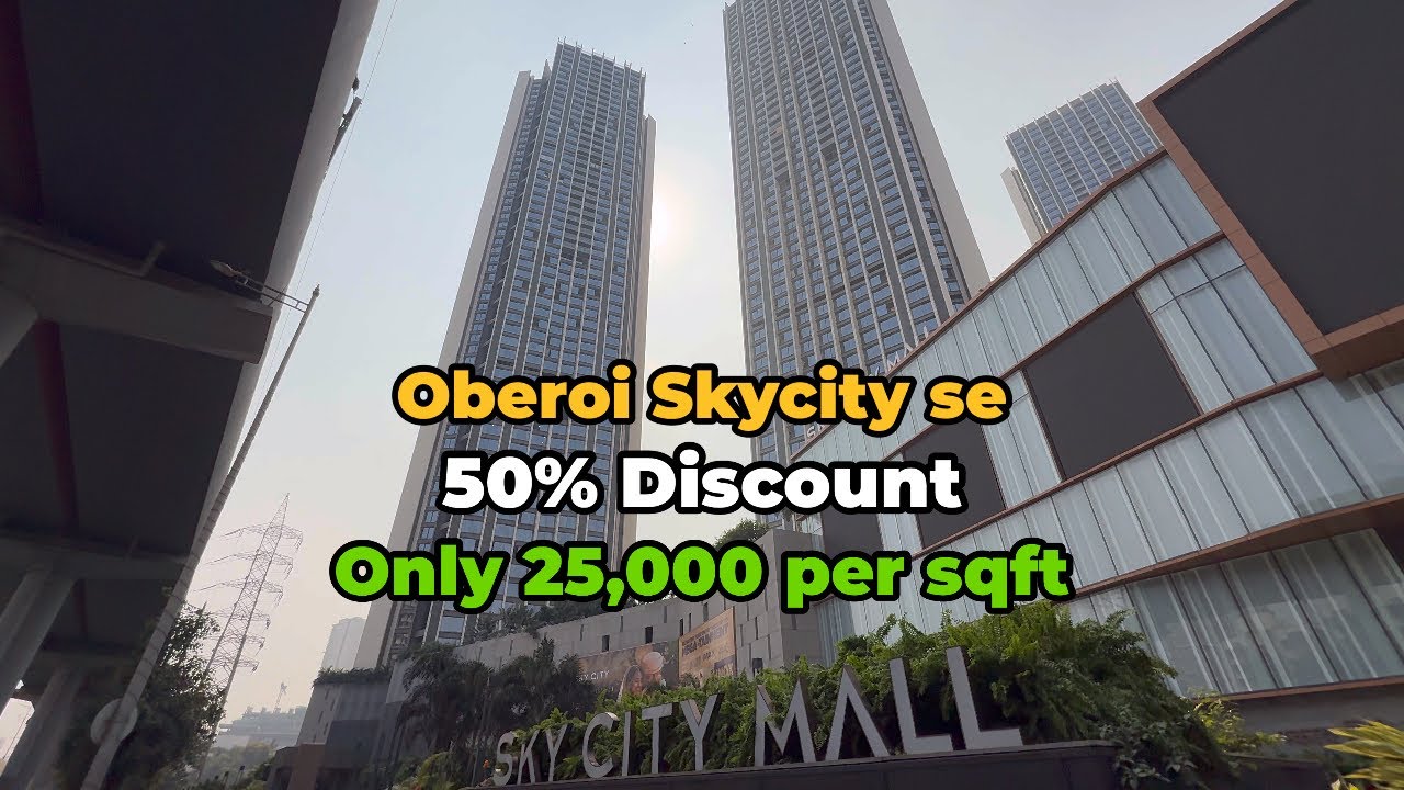2 BHK with Balcony @ ₹25,000/sqft in Borivali?! 50% Cheaper Than Oberoi Sky City #mumbairealestate 