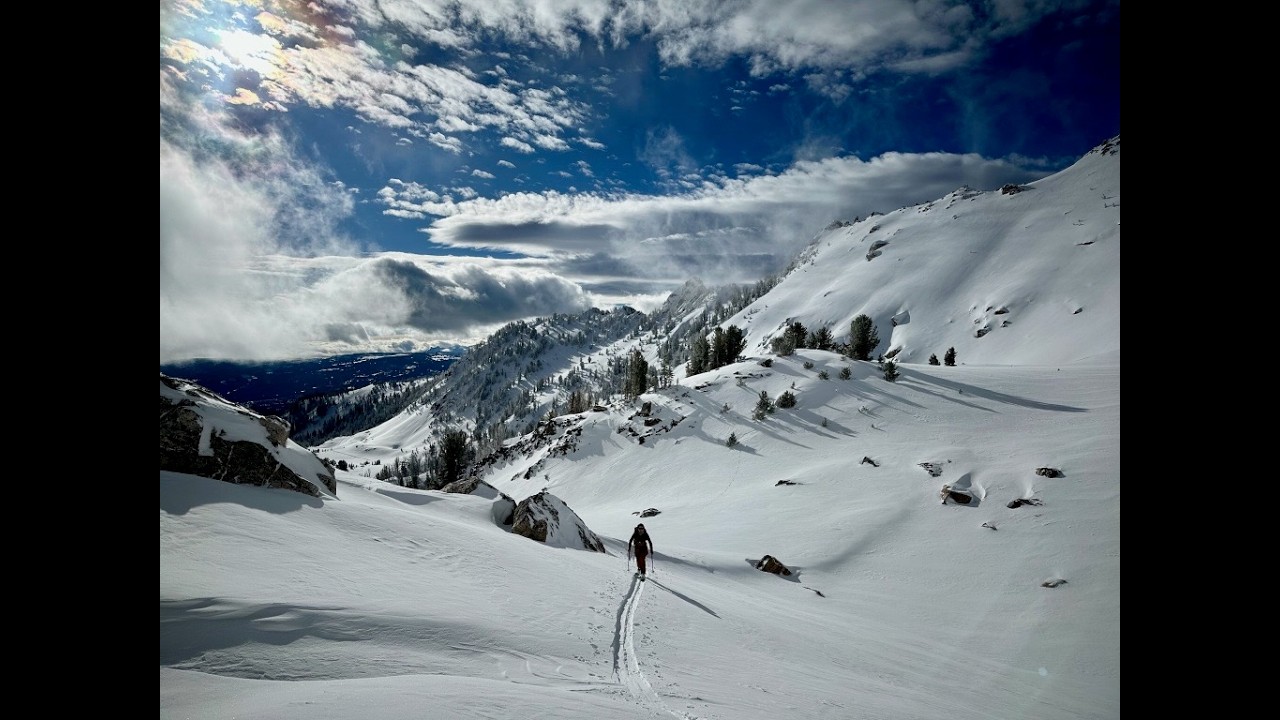 Tracks in the Crack: Backcountry Skiing Near Big Sky, Montana