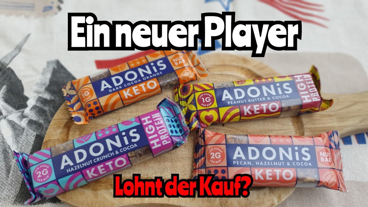 Gute Qualität, aber der Preis... Adonis Keto Nussriegel im Test