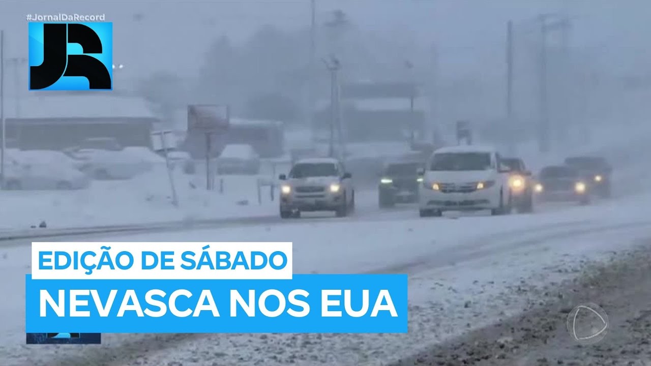 Tempestade de inverno paralisa voos e ameaça milhões nos EUA