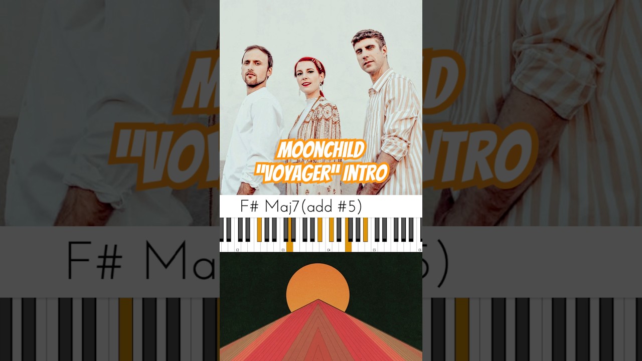 Moonchild - &ldquo;Voyager&ldquo; Intro Chords 🔥🎹🔥 #musicianparadise