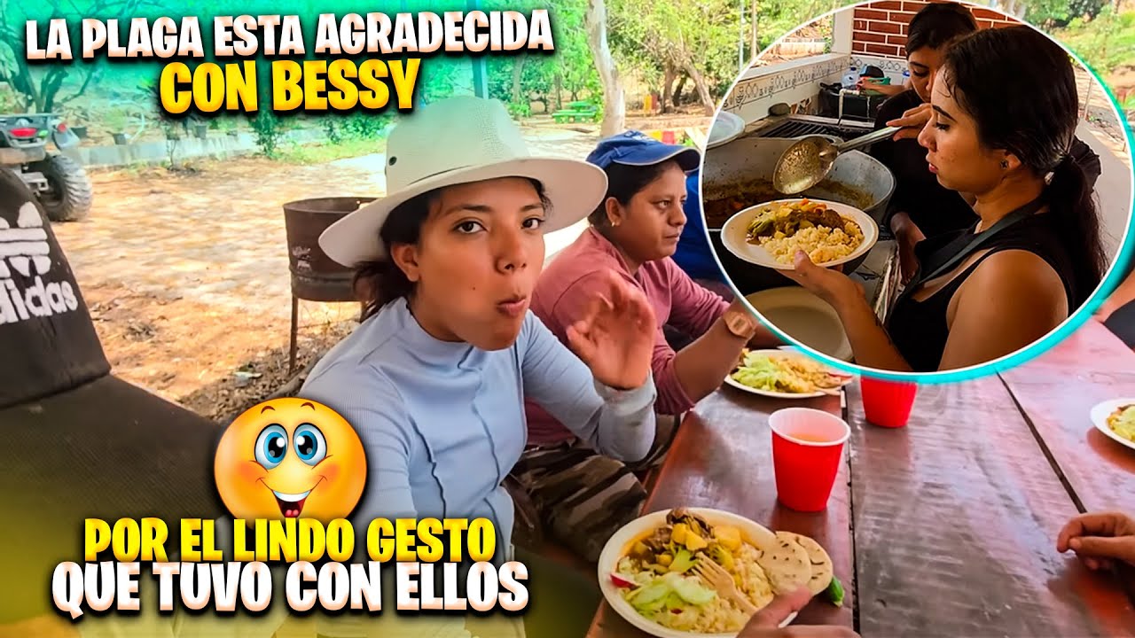 La plaga DISFRUTA de el rico almuerzo que preparó BESSY. Dieron sus opiniones de este platillo.