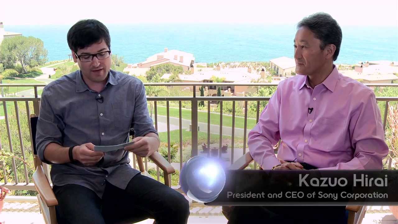 SGNL chats with Sony CEO Kazuo Hirai at D11