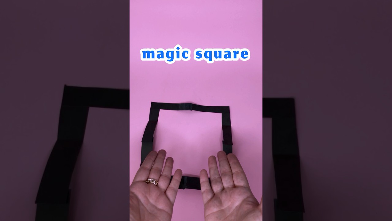 Magic square with paper #magic  #ideas #tricks #square #short