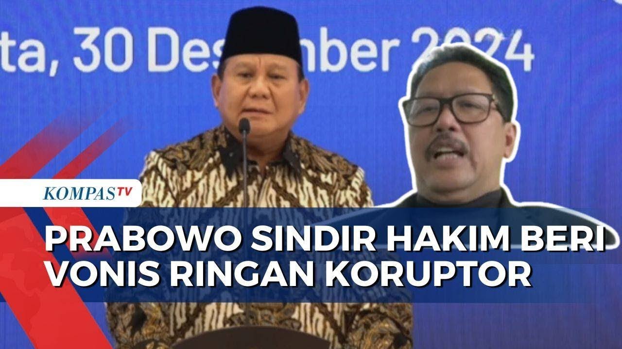 Vonis Ringan Koruptor Disindir Presiden Prabowo, Jubir MA: Bukan Intervensi