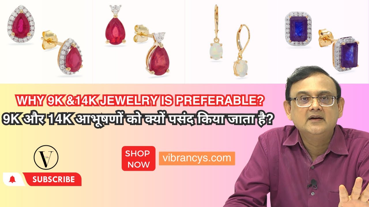 Why 9k & 14k Gold Jewelry is Loved by Everyone @VibrancysHindi
