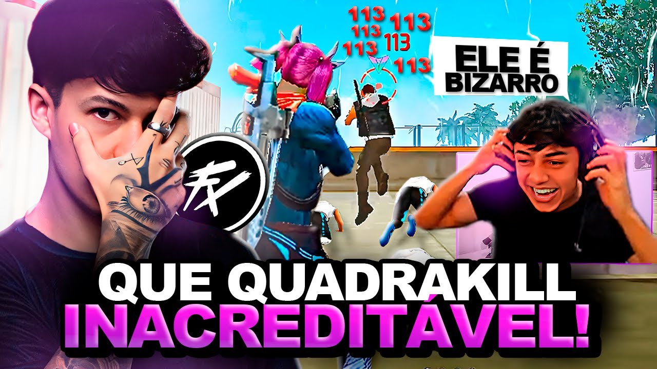 O MUNDO PAROU COM ESSA QUADRAKILL DO TWO9!!!!!!!!!!! MANOMAX FICOU MALUCO! 4X4 APOSTADO!