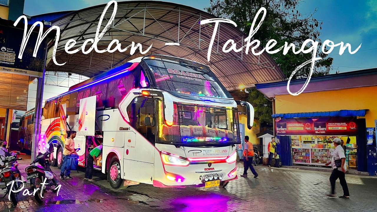 NAIK BUS KE KOTA DINGIN DI TENGAH BUKIT BARISAN | Trip Putra Pelangi MEDAN - TAKENGON Ep 1