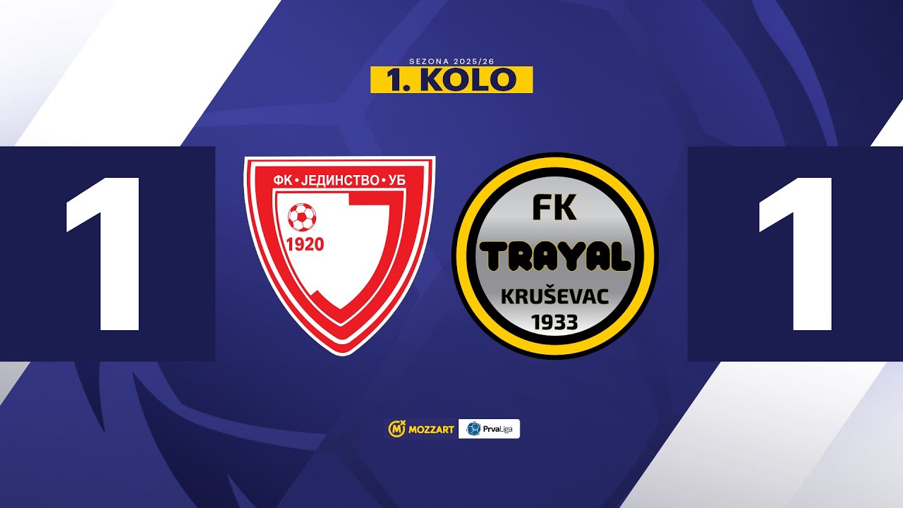 MBPLS 2025/26 - 1.kolo: JEDINSTVO – TRAYAL 1:1 (0:1)