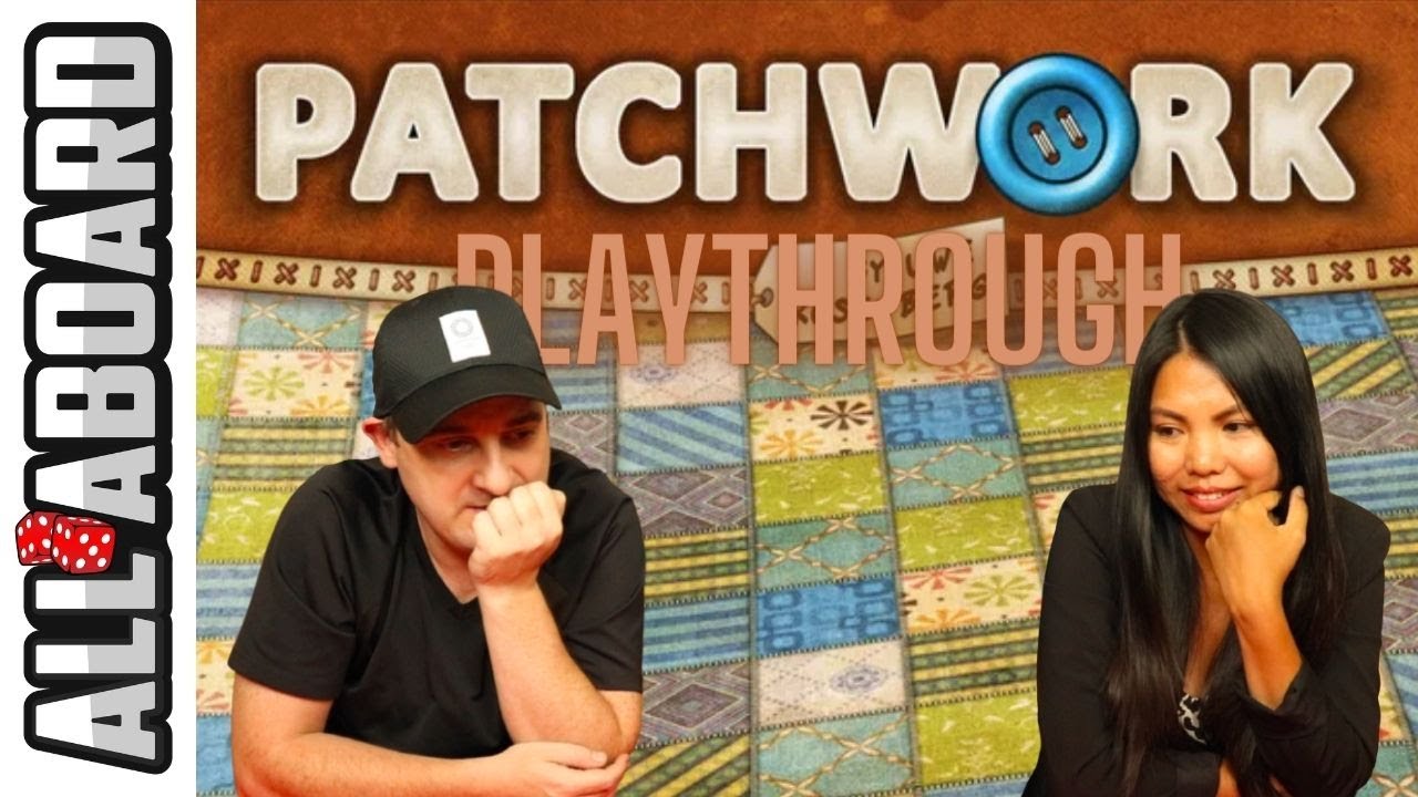 PATCHWORK | Board Game | 2-Player Playthrough | Reap What You Sew