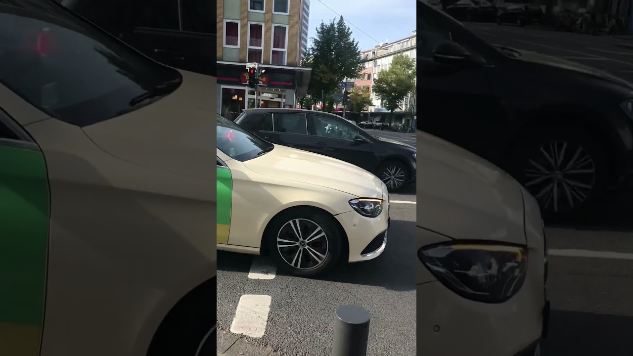 Ride cheap Mercedes Taxis in D&uuml;sseldorf🚕 | What to do in Germany 🇩🇪 #europeantravel