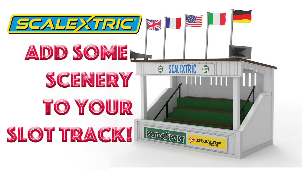 Unboxing-Scalextric Resin Grandstand