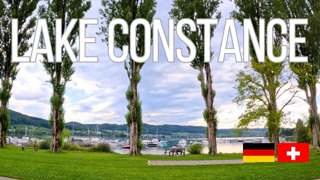Озеро Констанц — Унтерзее 🇩🇪🇨🇭 Поездка по нижней части озера — 4K 60 кадров в секунду