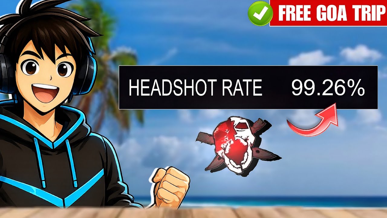 Pushing *100% HEADSHOT RATE* For Free GOA Trip 😍