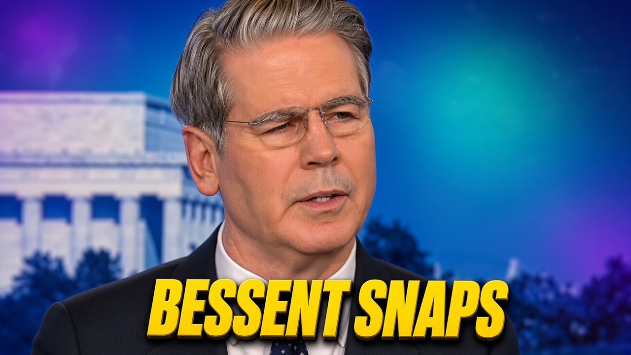 Scott Bessent SNAPS on Live TV &mdash; We've NEVER Seen Him This Angry