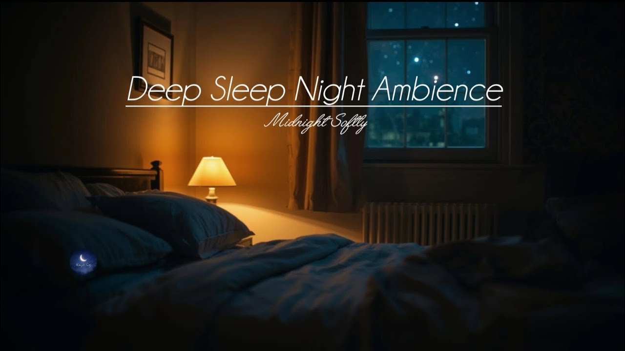 Deep Sleep Night Ambience 🌙 Calm Bedroom | No Talking | Midnight Softly