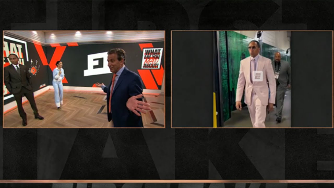 THE DUMBEST THING! 📣 Mad Dog calls Stephen A.'s NBA Finals arrival LAUGHABLE 😬 | First Take