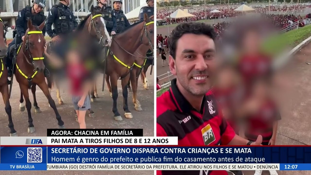 DF ALERTA - Secretário de governo dispara contra crianças e se mata