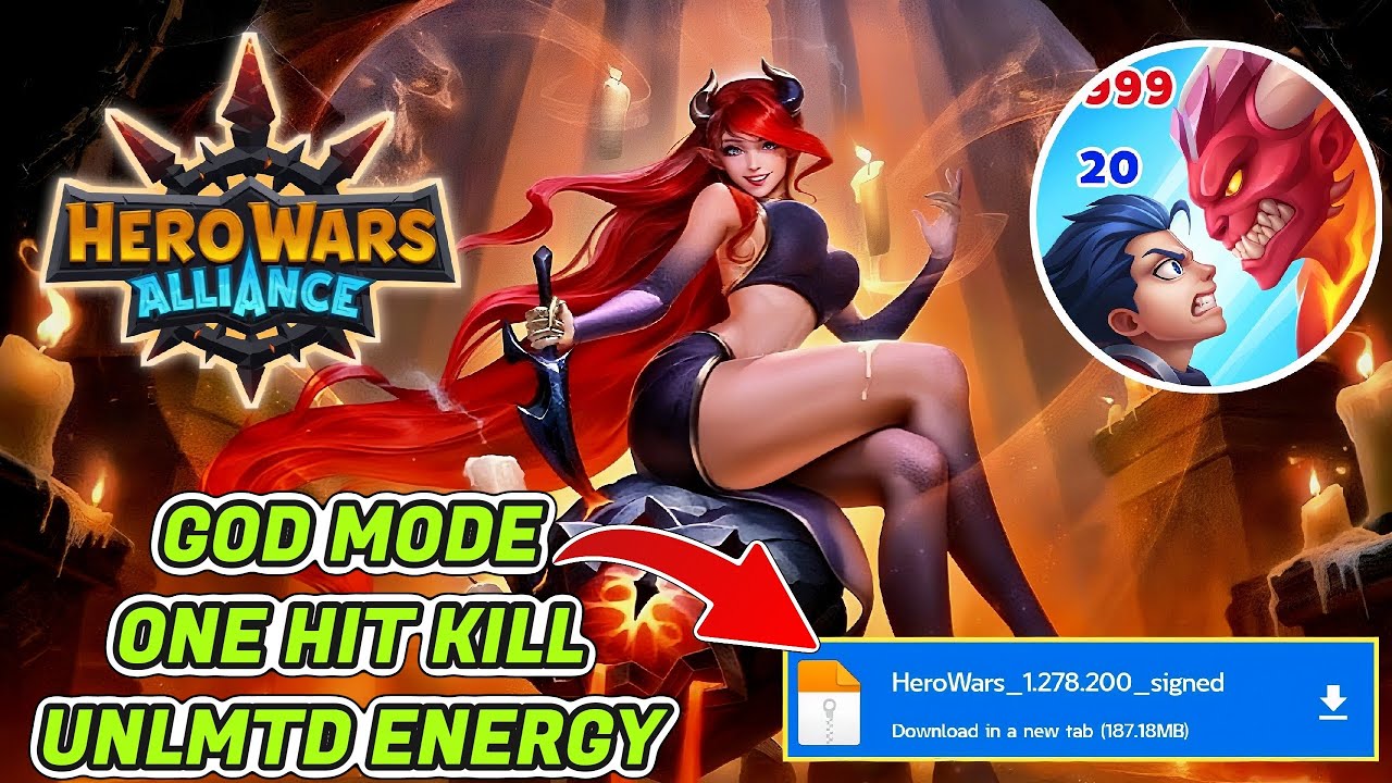 Hero Wars Mod Apk | Update v1.278.200 | No PW | Hero Wars Alliance Mod Menu