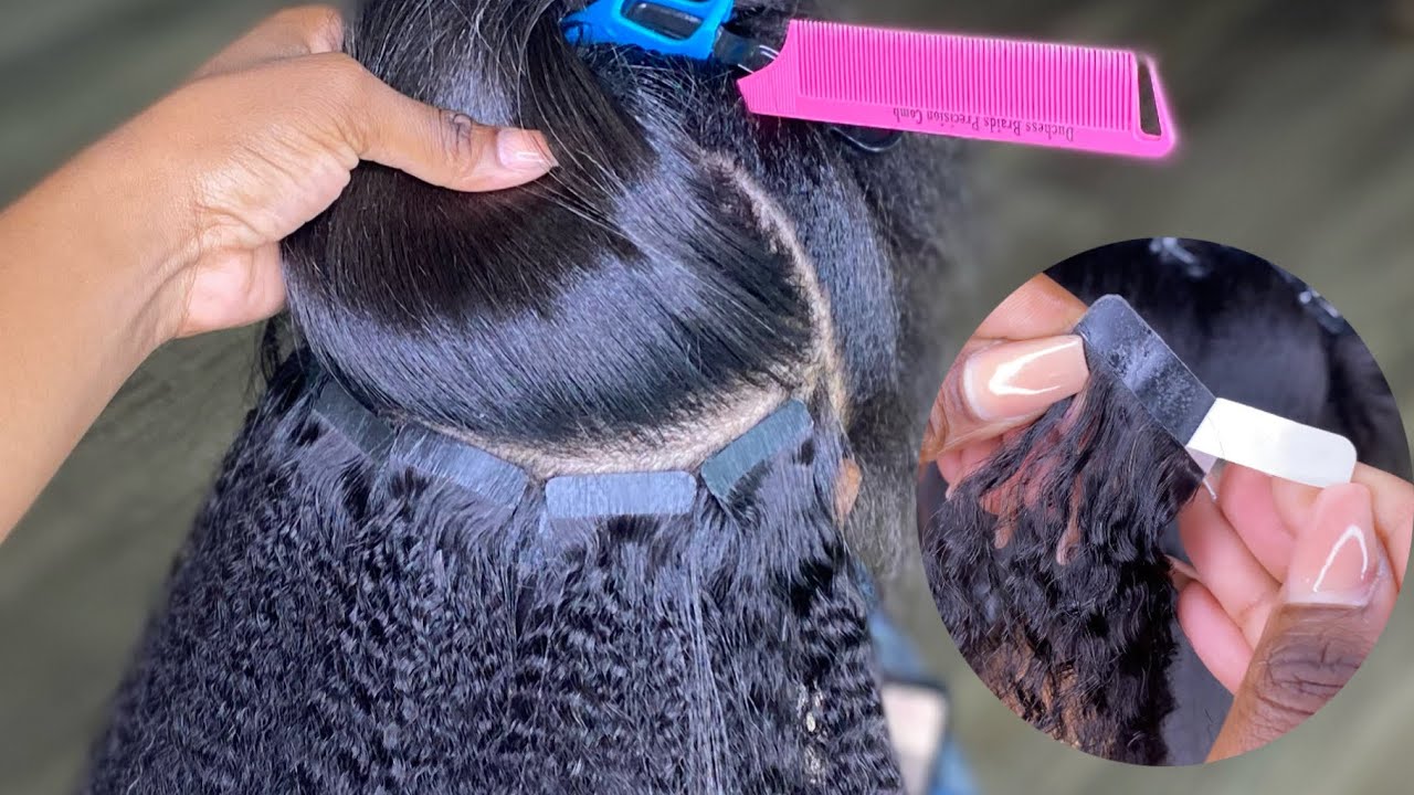 How to: RIGHT & WRONG Way to do Tape-In Extensions | Beginner to Expert | ft: Y-wig Hair