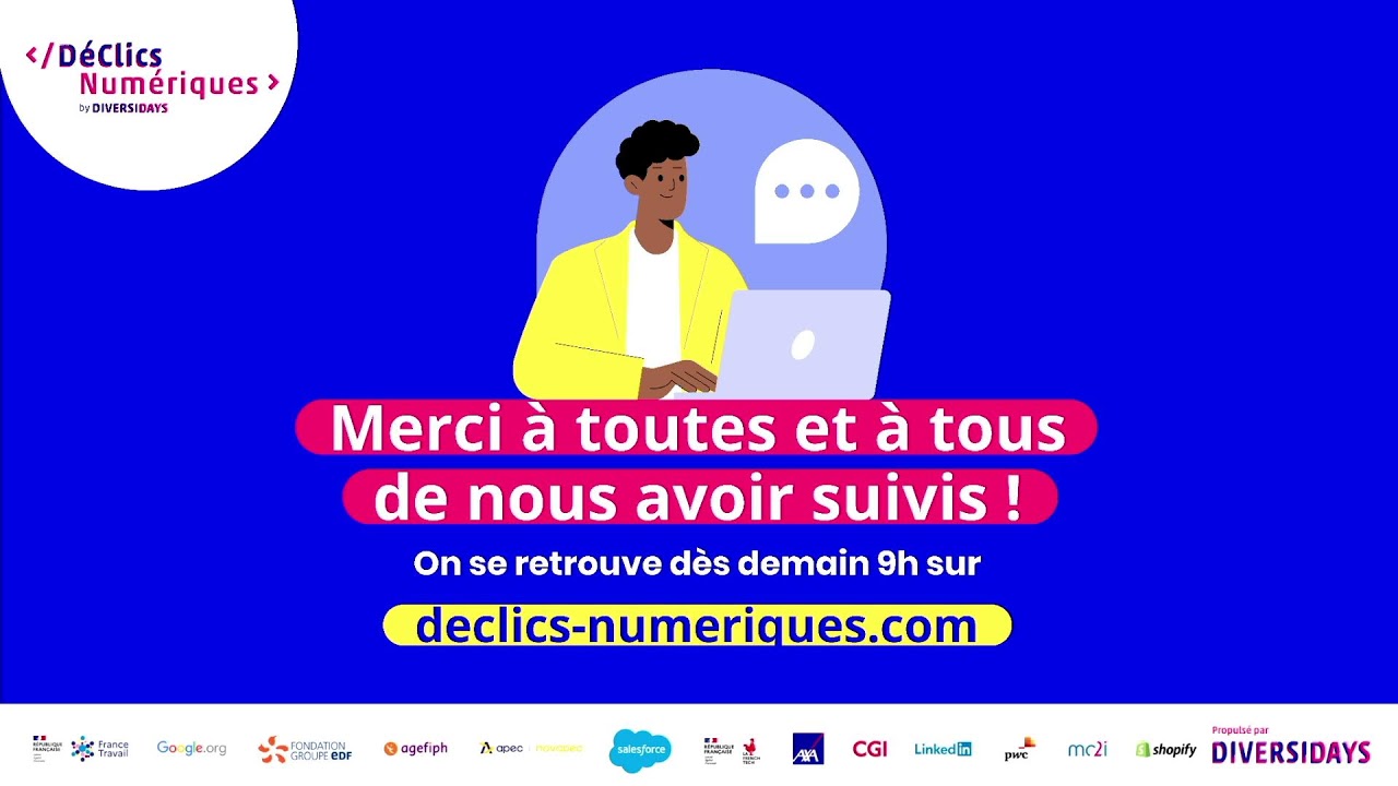 ▶️ La nouvelle édition de DéClics Numériques c'est maintenant !