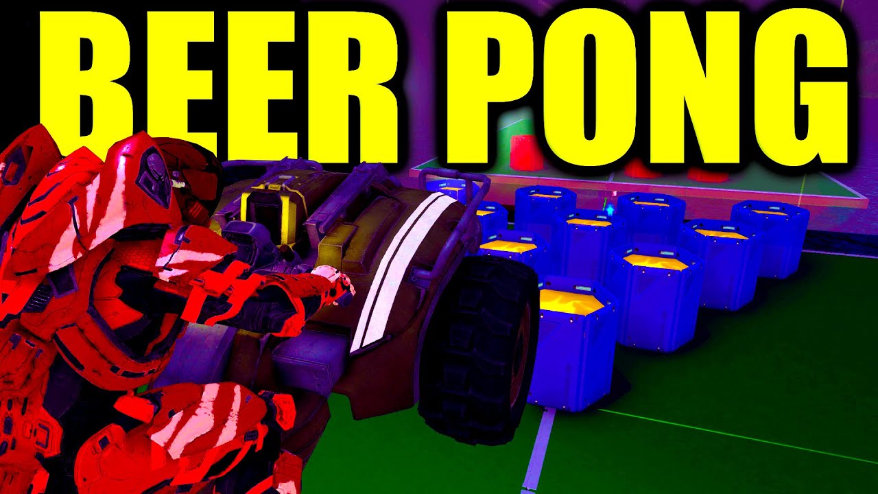 HALO 5 - BEER PONG! Team Doge vs. Team Coffee Cup! [Halo 5: Guardians]