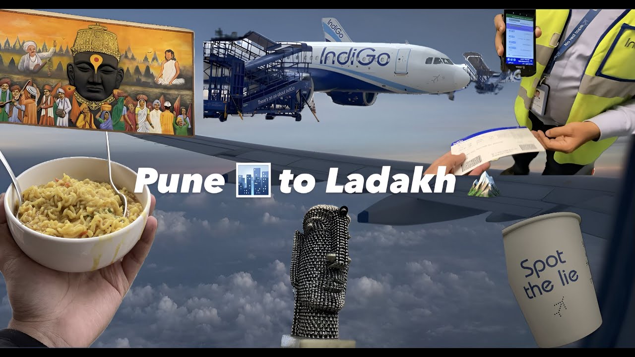 🎥 Flying from Pune to Leh Ladakh | Travel Day Vlog + Preparation Tips | One Ticket Away