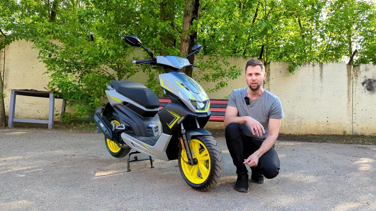 Премьера мотосезона...Скутер Regulmoto X1
