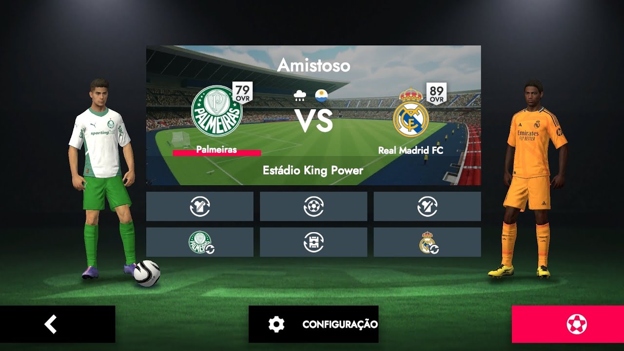 🔥 PALMEIRAS x REAL MADRID | DUELO GIGANTE no FooteballLegue 2026 com TIMES LICENCIADOS! ⚽🔥