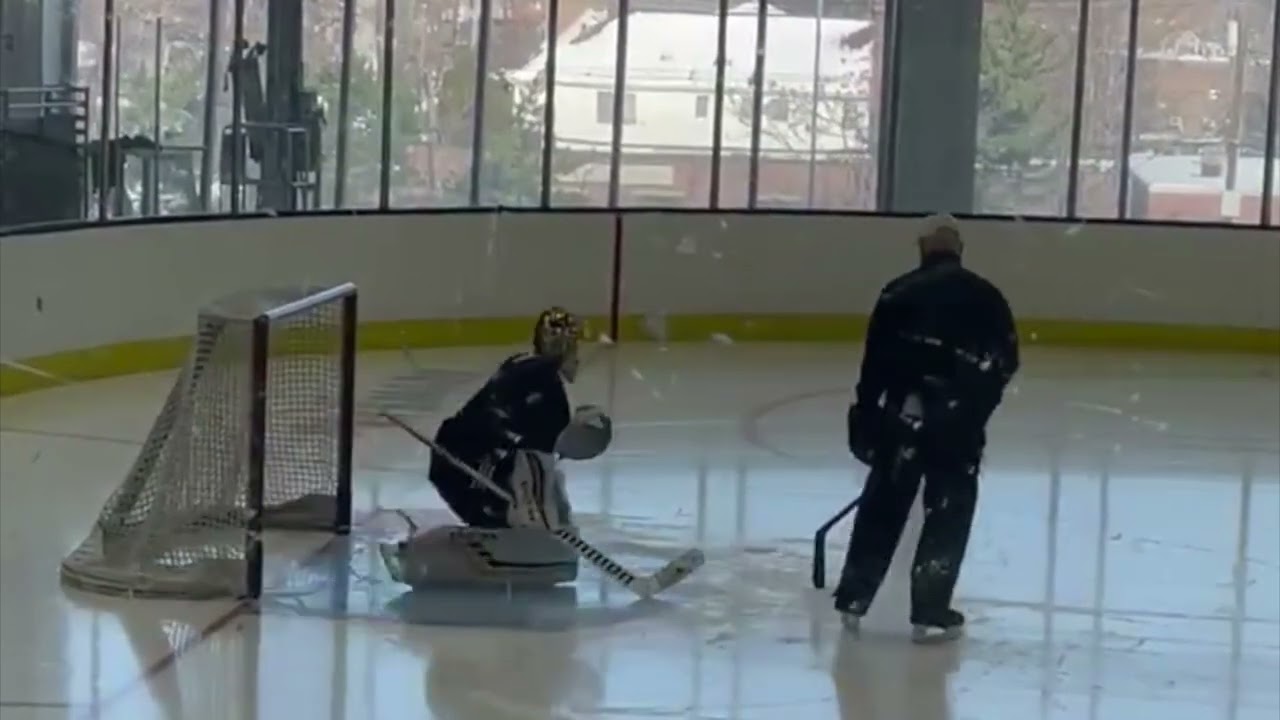 Tuukka Rask practice post seal