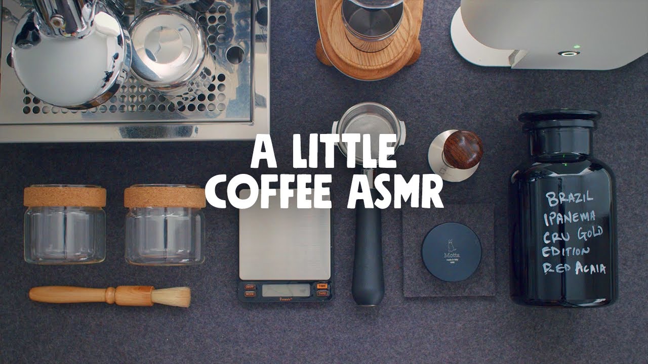 A little coffee ASMR