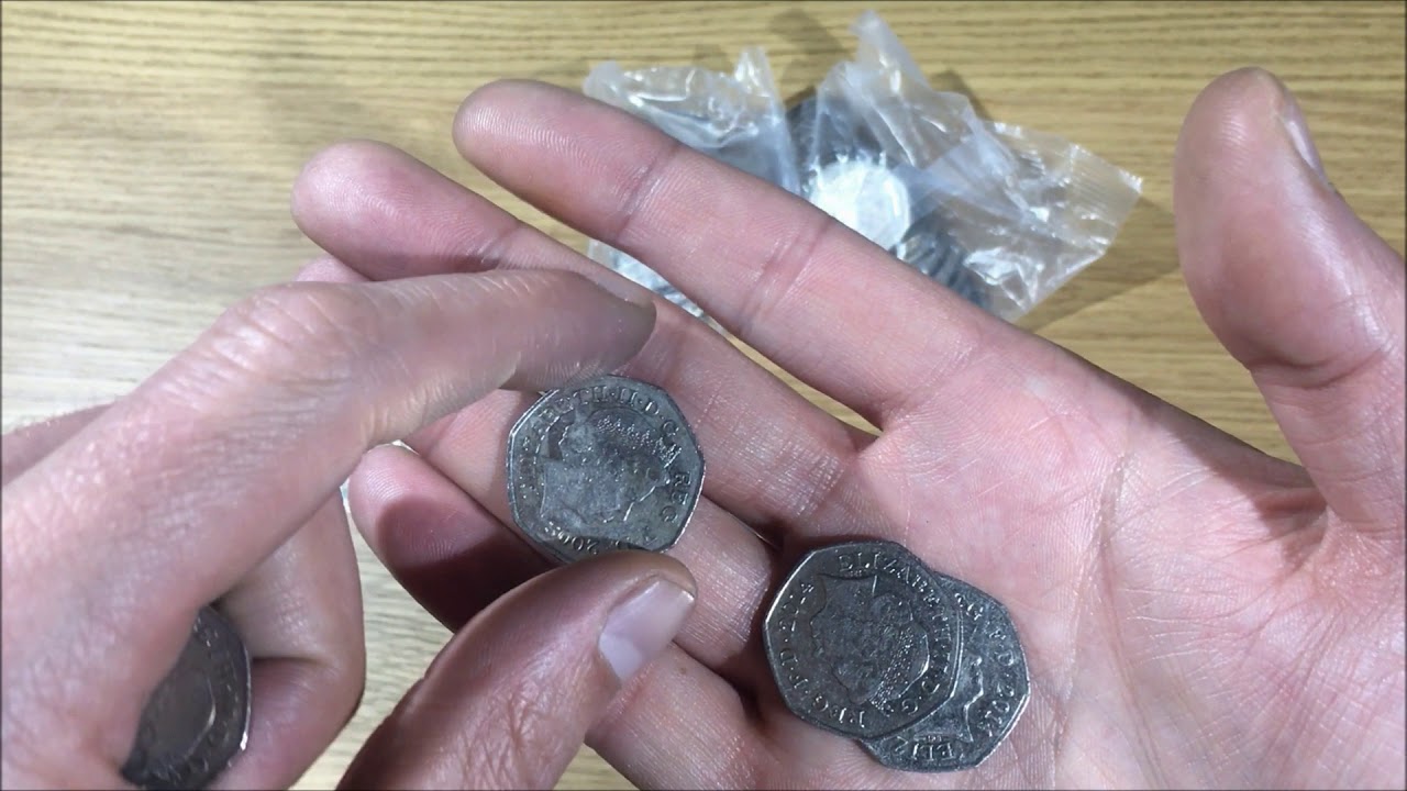 Ep.7 || COIN ROLL HUNTING 50p VARIANTS || HUNT FOR KEW, NEWTON, BEATRIX POTTER || 2018