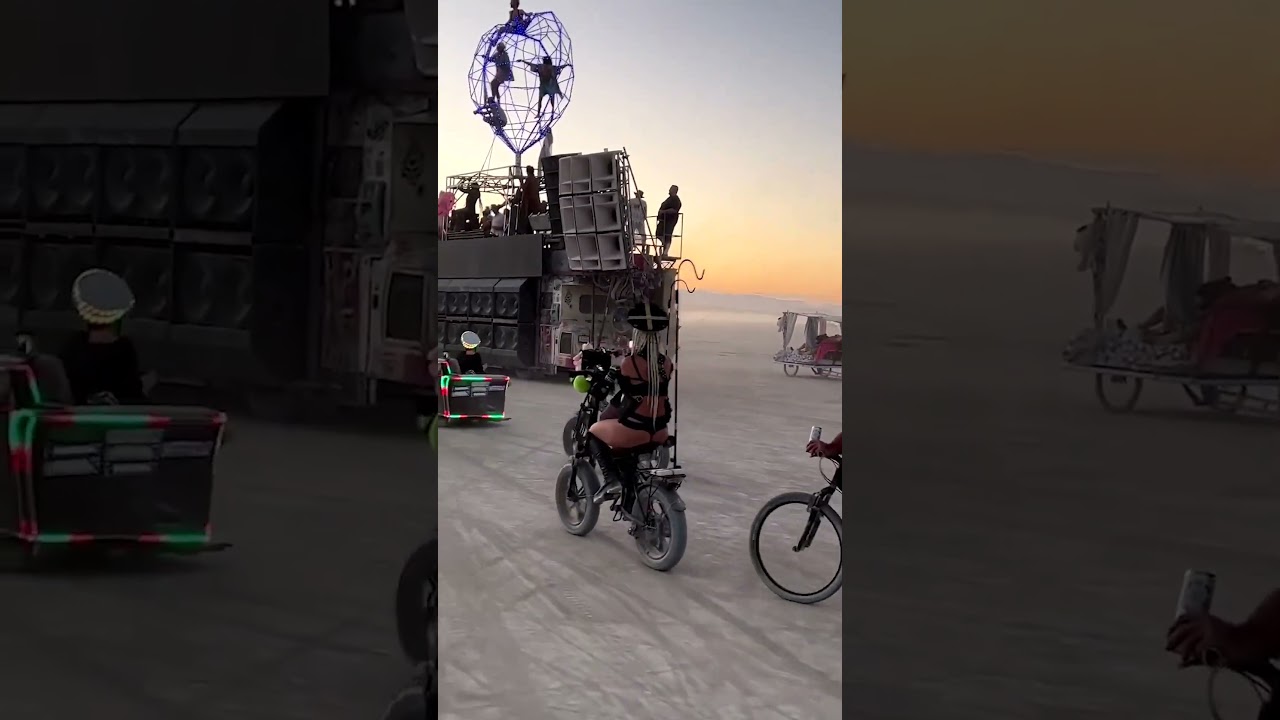 In the Desert, We find Ourselves ❤️&zwj;🔥🔥 #techno #cycling #music #sunset #burningman 🎥 @coinstantin