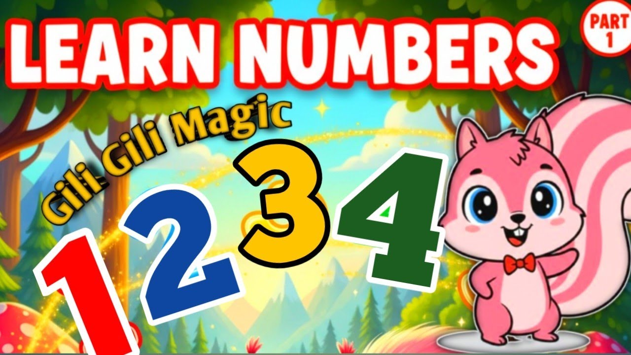 Learn Magical Numbers Counting  Ginti गिनती New Counting video 2026 Gili Tail ke sath 