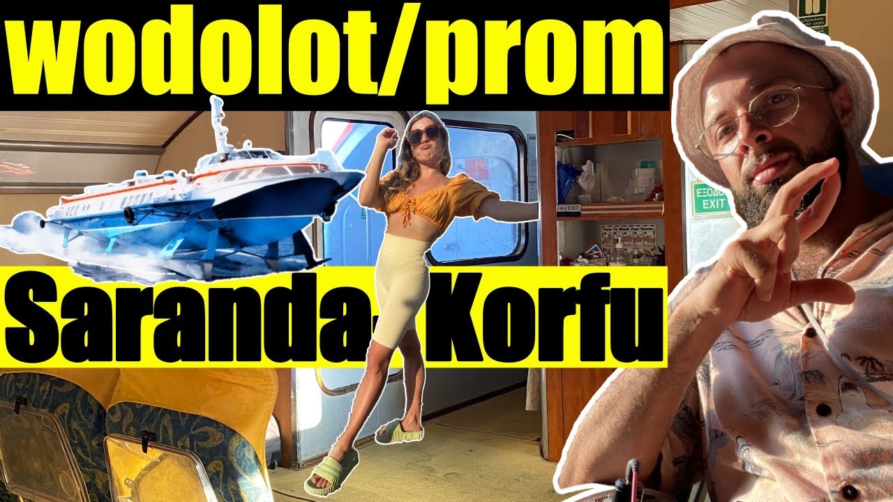 prom z Sarandy na Korfu 🇦🇱🛳️🇬🇷 (ALBANIA 2023) #albania #vlog #2023