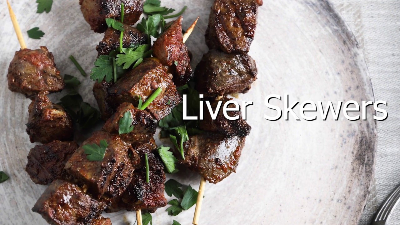 [FR] Brochettes de Foie / Liver skewers - CookingWithAlia - Episode 655